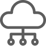 Icon representing Multiple Integrations and Multi Cloud Support