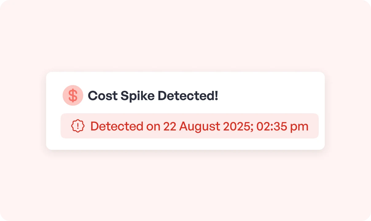 Instantly See Why a Cost Spiked