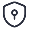 Icon representing Encrypted by Default