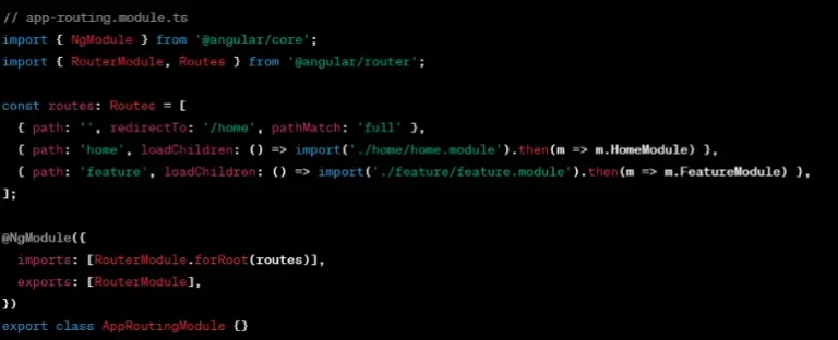 Lazy-load-feature-module