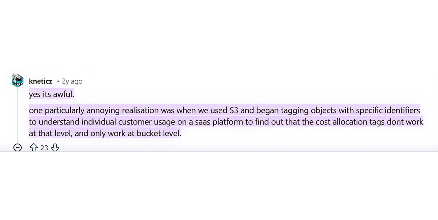 The S3 Tagging Limitation