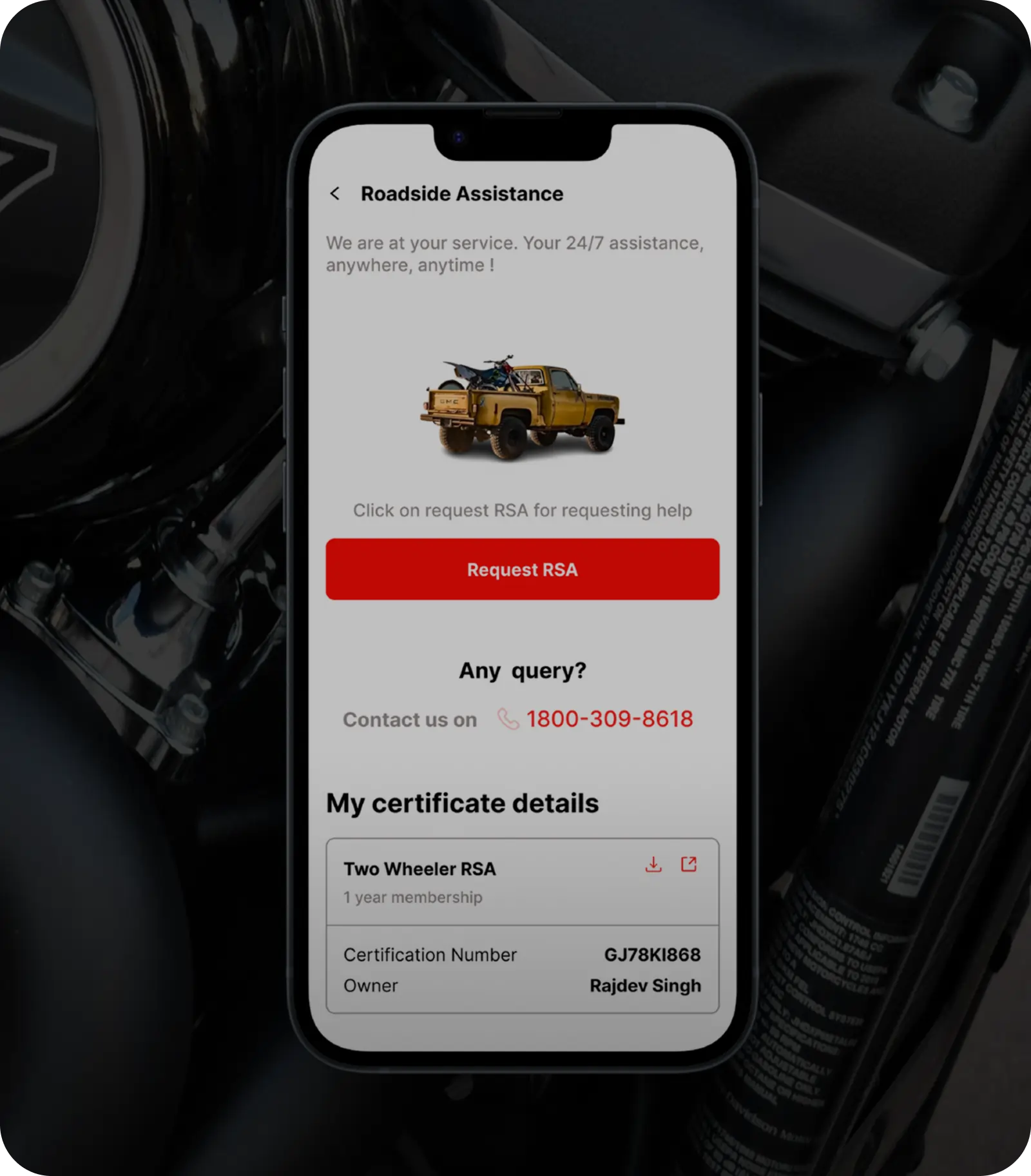 Hero MotoCorp Card