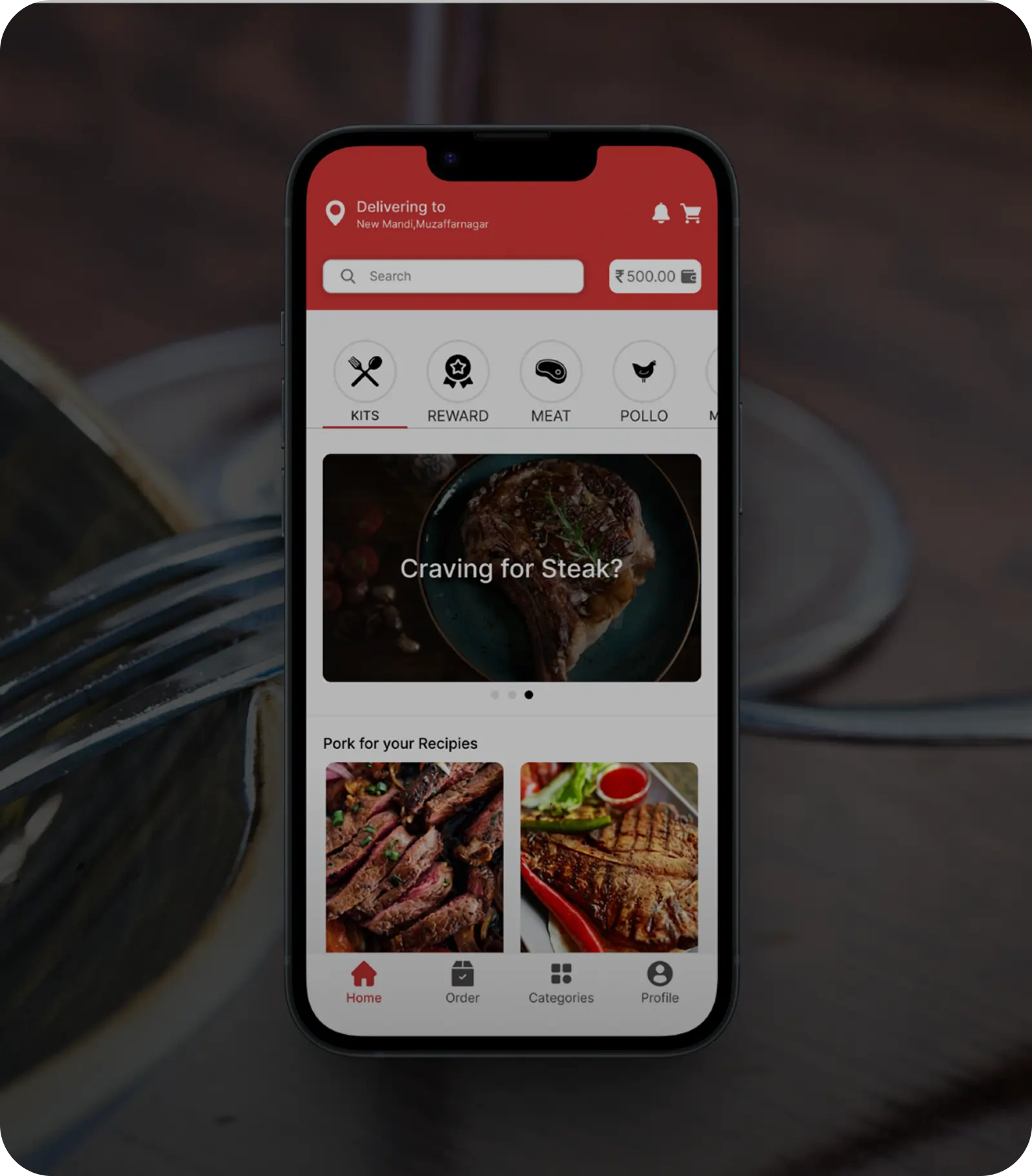 WildFork Food Card