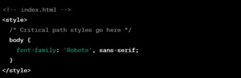Critical-path-css